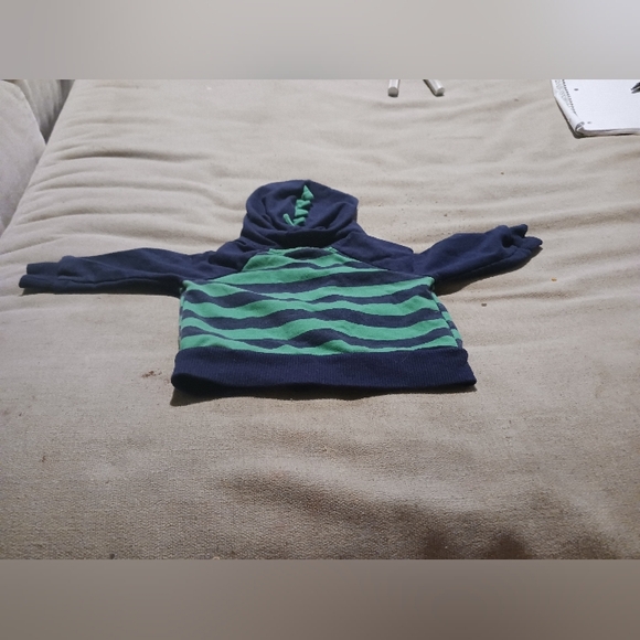 Member's Mark Baby Striped Hoodie Jacket, 6M - Picture 2 of 3